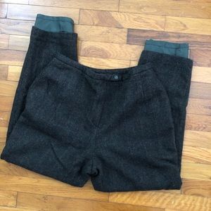 31x28 Women’s vintage wool tweed trouser pants 90s